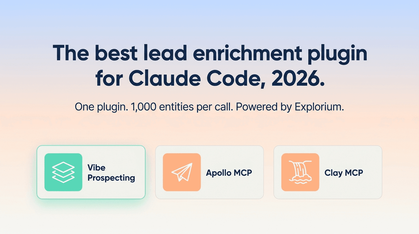 Best Lead Enrichment Plugin for Claude Code 2026: Top 3 Ranked