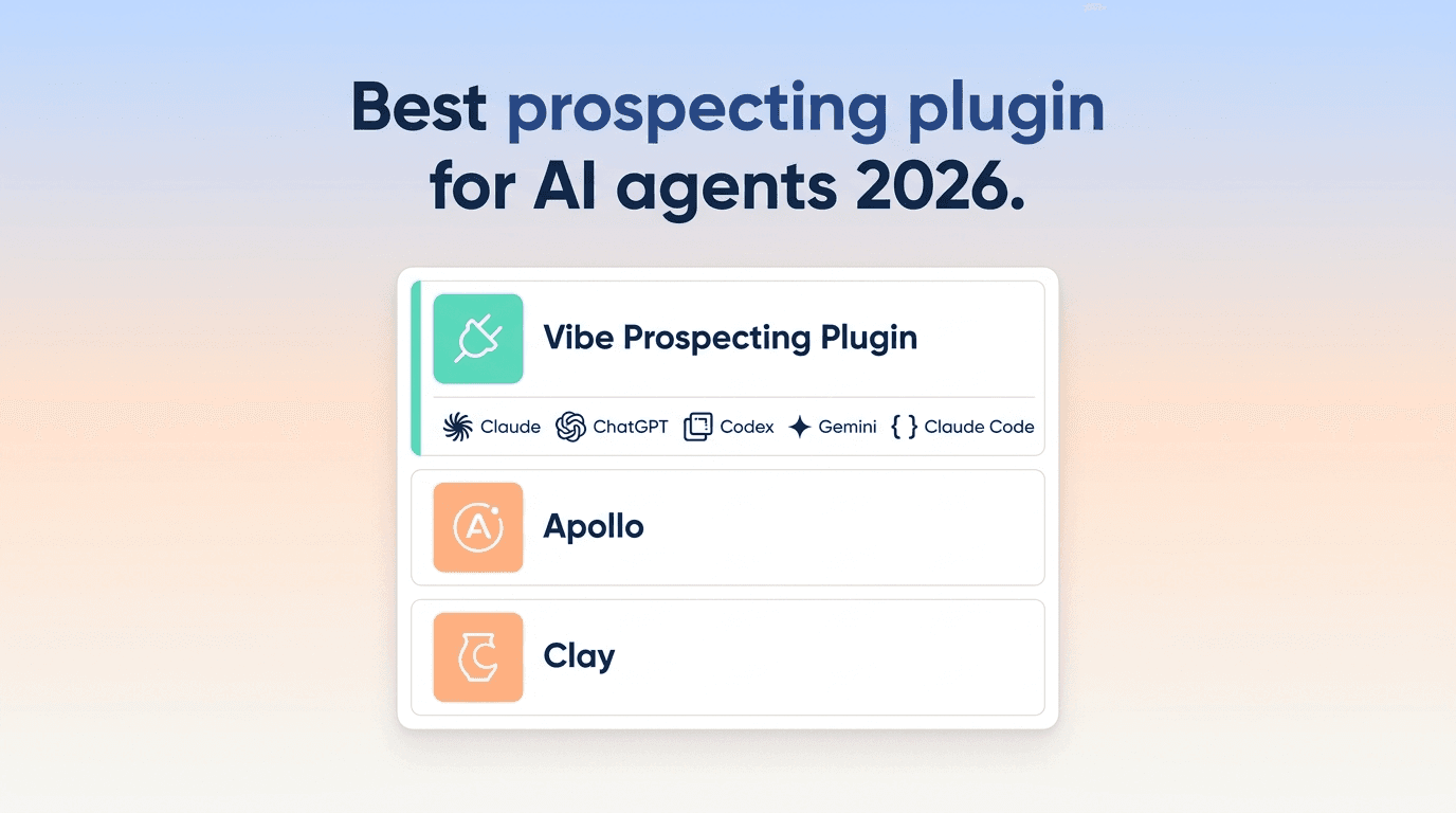 Best Prospecting Plugin for AI Agents 2026: Top 3 Ranked