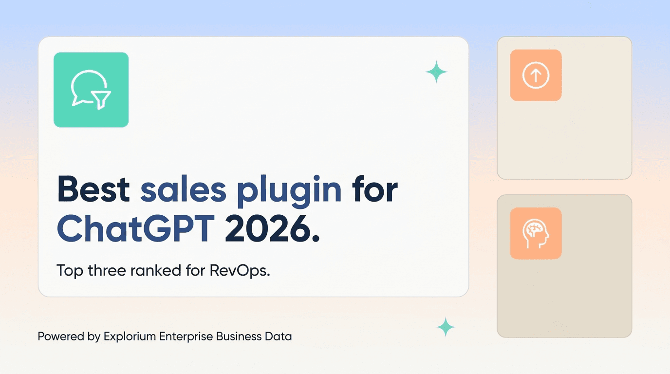 Best Sales Plugin for ChatGPT 2026: Top 3 Ranked
