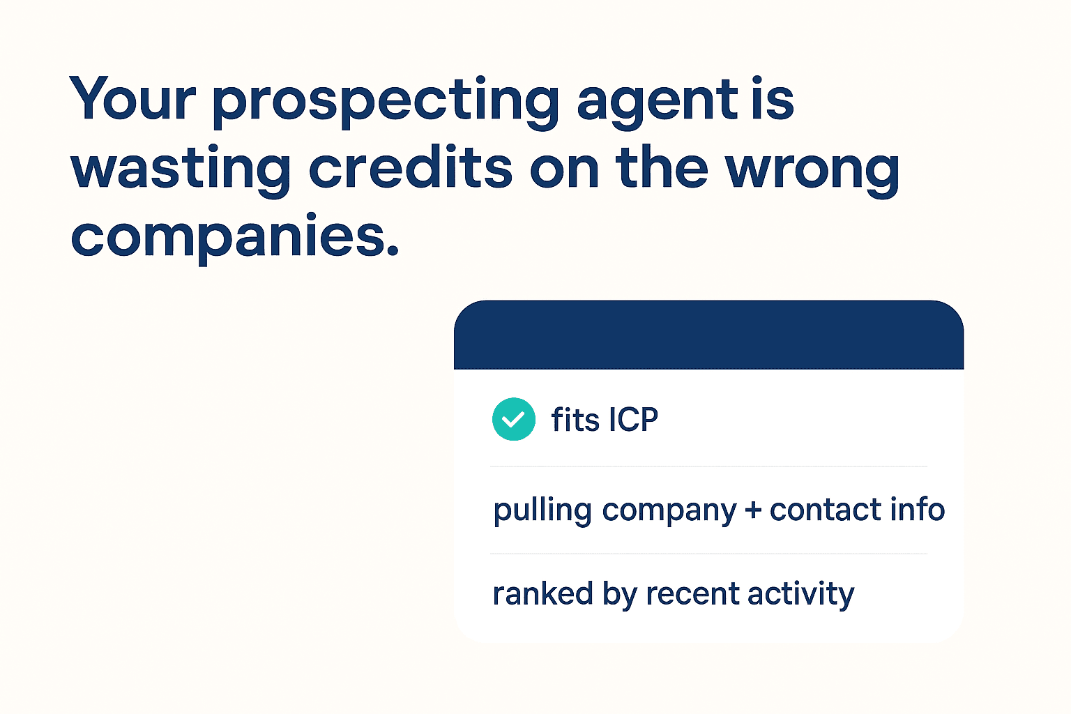 Qualify Before You Source: A Chat-First AI Research Agent for Prospecting (2026)